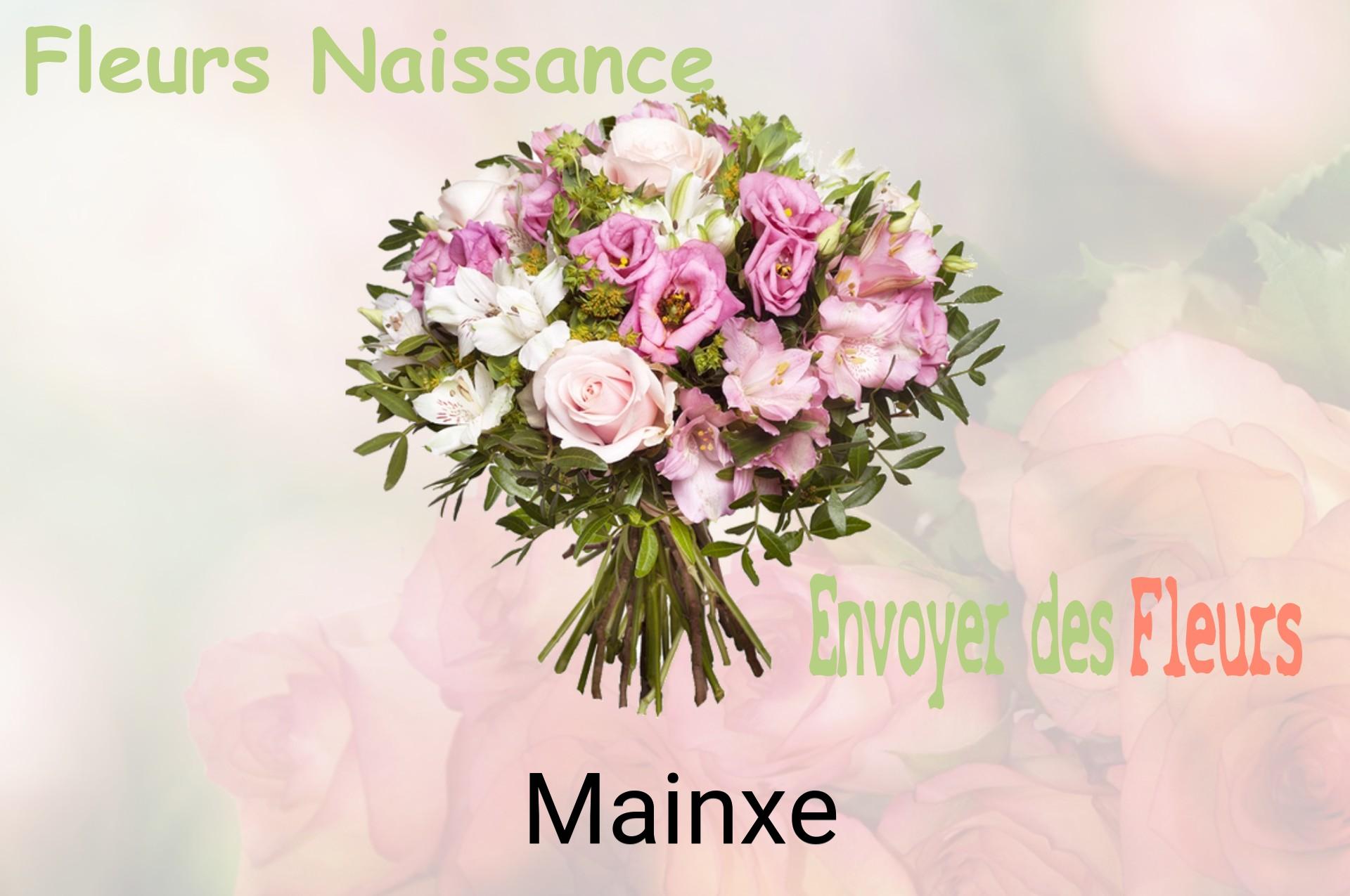 Bouquet de fleurs de naissance livré à Mainxe
